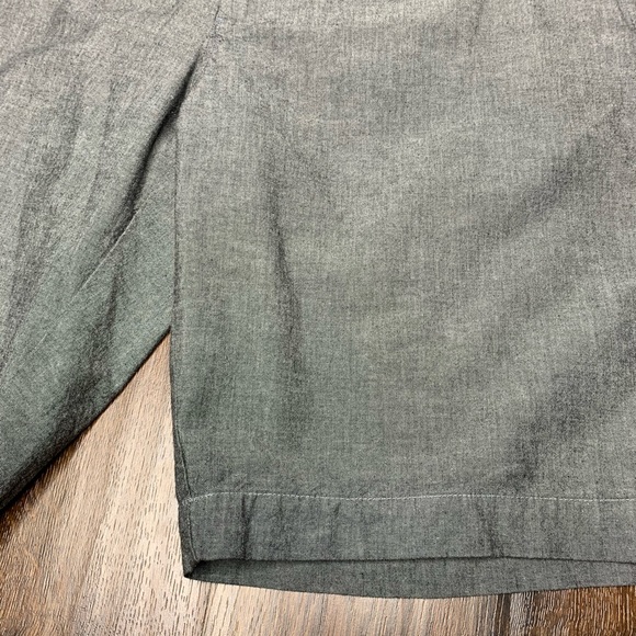 J.Crew Gray Flat Front Golf Casual Cotton Shorts - Picture 3 of 7